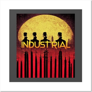 Retro Industrial Music Posters and Art